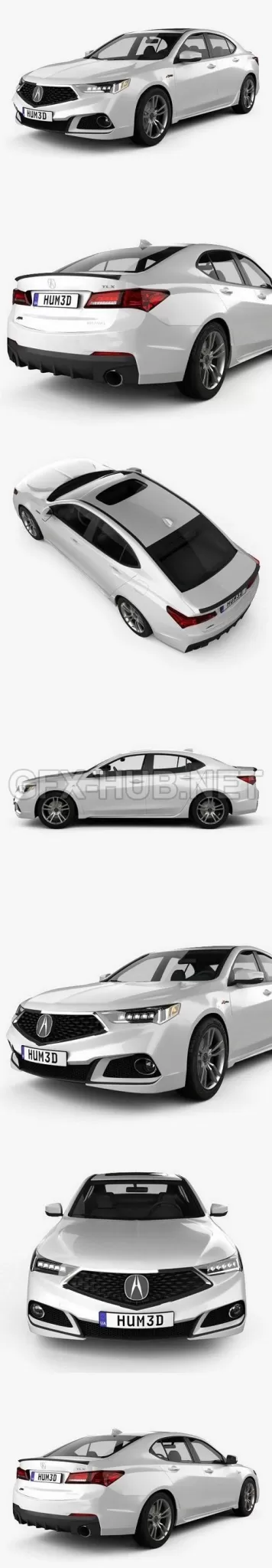 CAR – Acura TLX A-Spec 2017 3D Model CAR – Acura TLX A-Spec 2017 3D Model