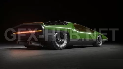 CAR – Alfa Romeo Carabo 3D Model CAR – Alfa Romeo Carabo 3D Model