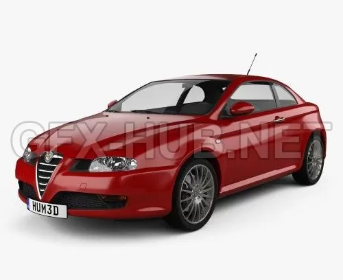CAR – Alfa Romeo GT 2004 3D Model CAR – Alfa Romeo GT 2004 3D Model