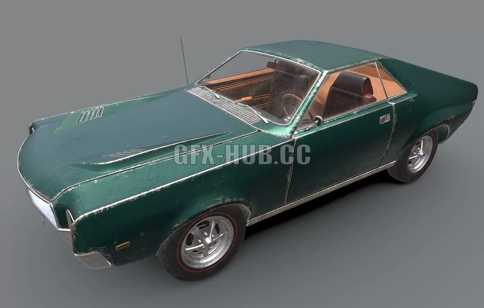 CAR – AMC AMX 1968 3D Model CAR – AMC AMX 1968 3D Model