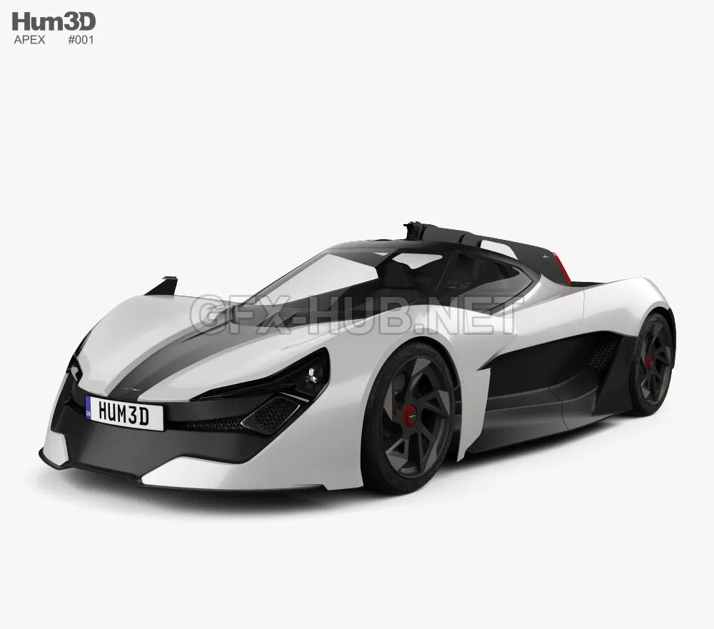 CAR – Apex AP-0 2020 3D Model CAR – Apex AP-0 2020 3D Model