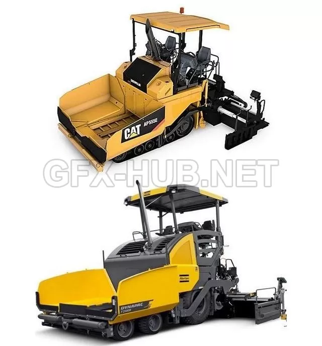 CAR – Asphalt Paver 3D Model CAR – Asphalt Paver 3D Model