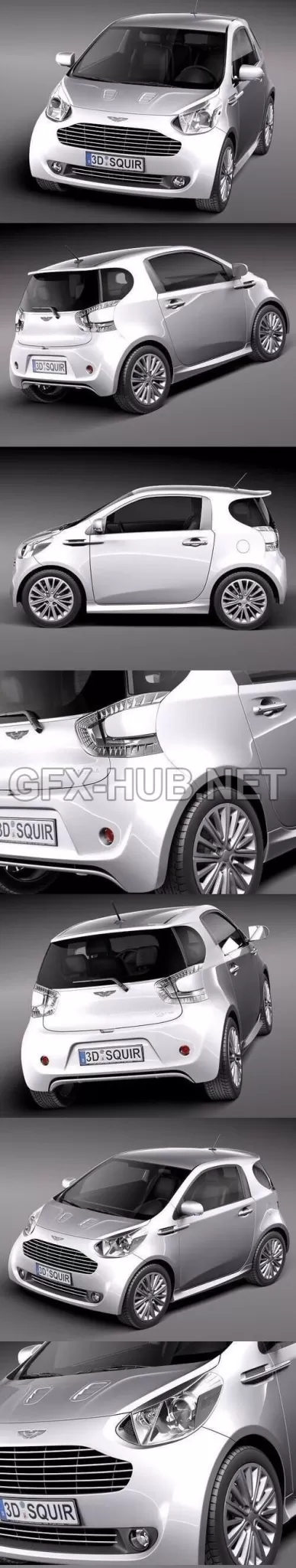 CAR – Aston Martin Cygnet 2012 3D Model CAR – Aston Martin Cygnet 2012 3D Model