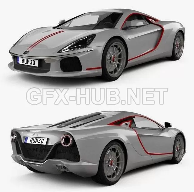 CAR – ATS GT 2021 3D Model CAR – ATS GT 2021 3D Model