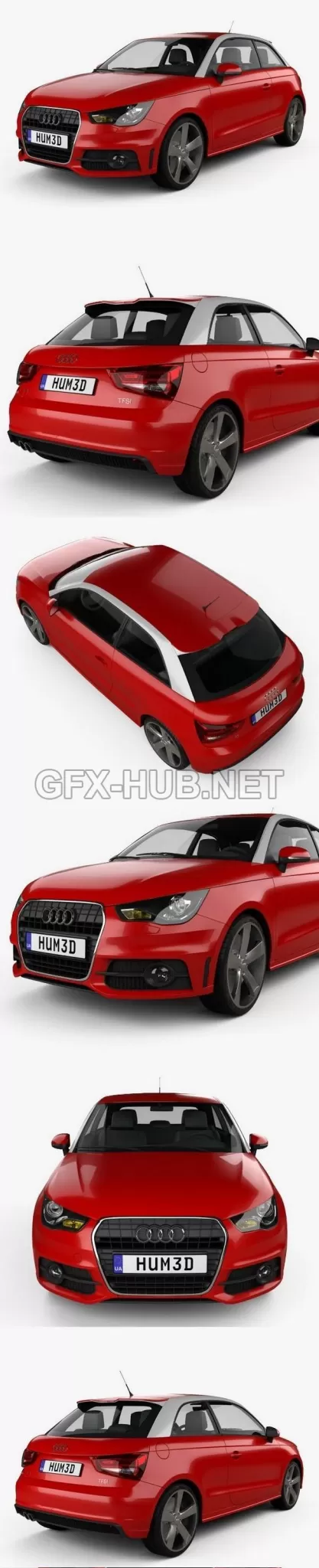 CAR – Audi A1 2010 3D Model CAR – Audi A1 2010 3D Model