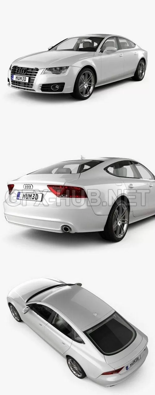 CAR – Audi A7 Sportback 2011 3D Model CAR – Audi A7 Sportback 2011 3D Model