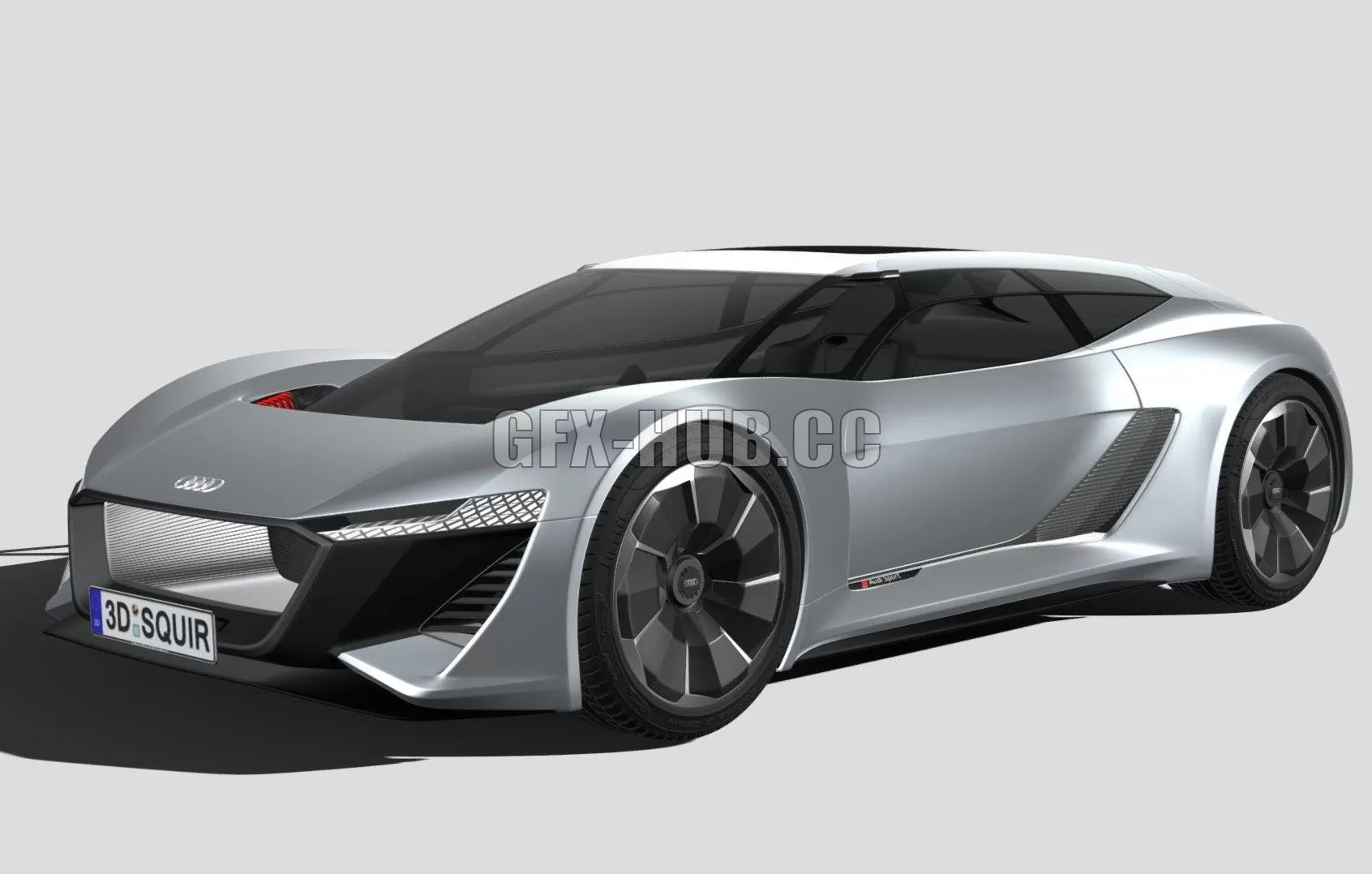 CAR – Audi PB18 E-Tron Concept 3D Model CAR – Audi PB18 E-Tron Concept 3D Model