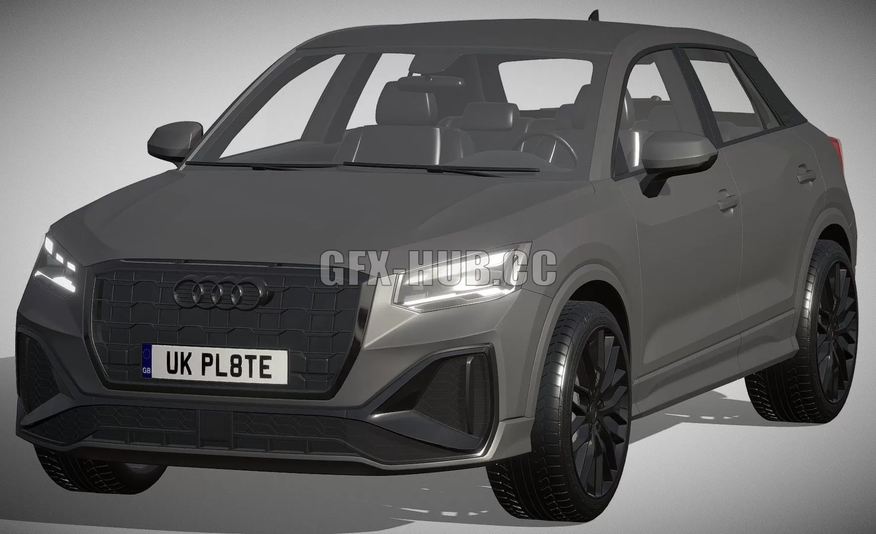 CAR – Audi Q2 2021 3D Model CAR – Audi Q2 2021 3D Model