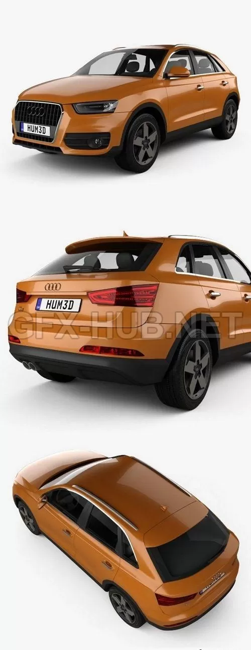CAR – Audi Q3 2011 3D Model CAR – Audi Q3 2011 3D Model