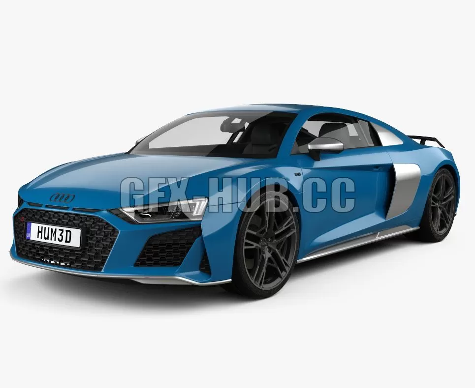 CAR – Audi R8 V10 coupe 2022 3D Model CAR – Audi R8 V10 coupe 2022 3D Model