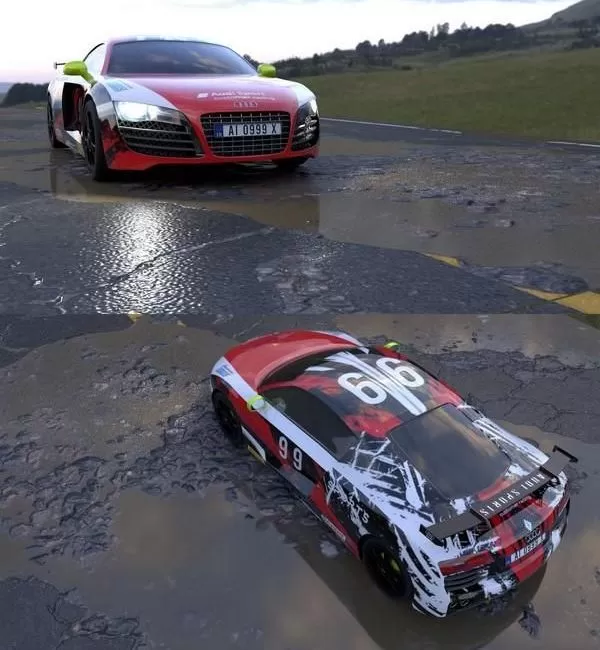 CAR – AUDI R8 3D Model CAR – AUDI R8 3D Model
