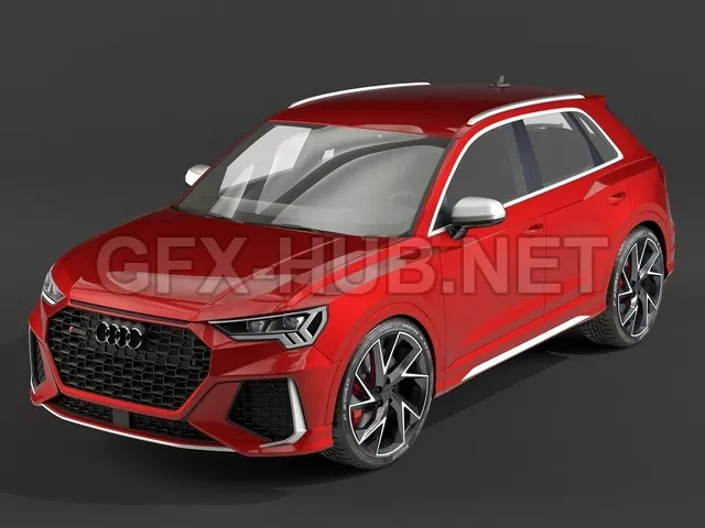CAR – Audi RS Q3 2020 3D Model CAR – Audi RS Q3 2020 3D Model