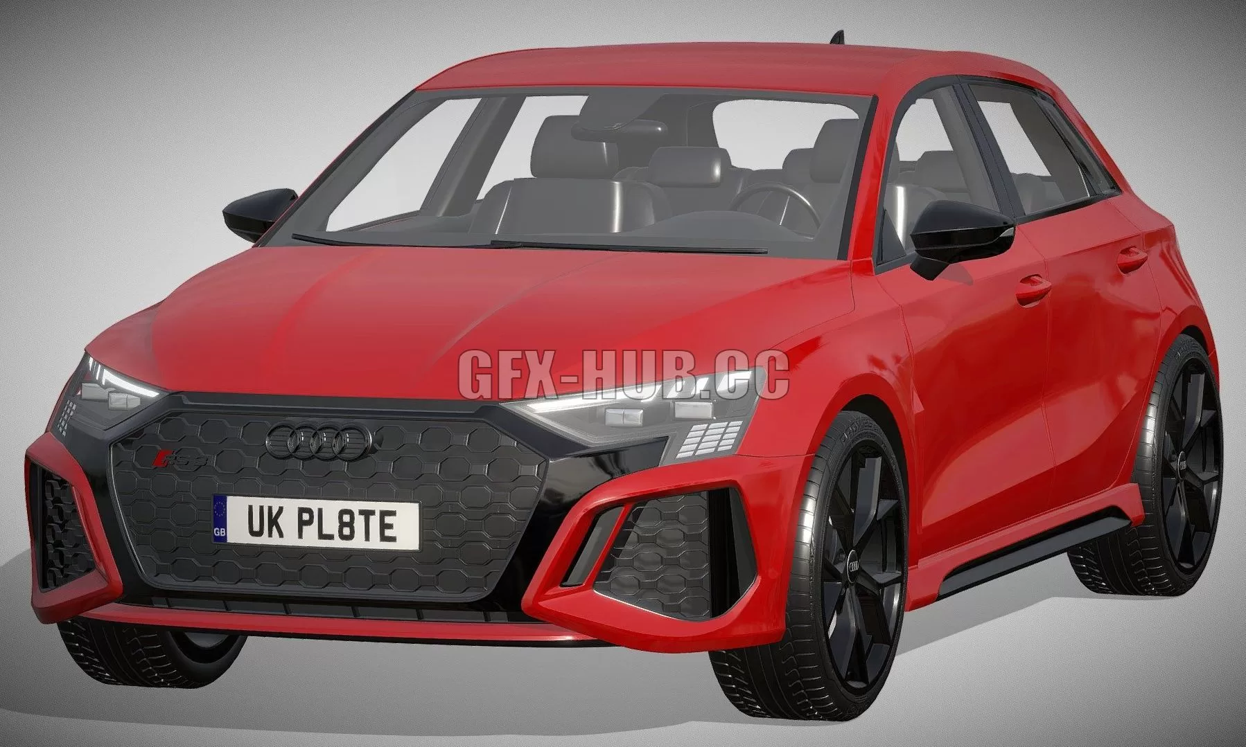 CAR – Audi RS3 Sportback 2021 3D Model CAR – Audi RS3 Sportback 2021 3D Model
