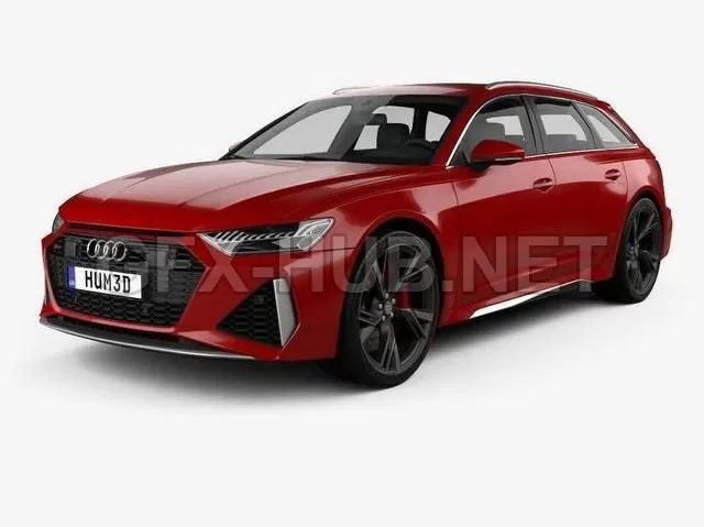 CAR – Audi RS6 avant 2019 3D Model CAR – Audi RS6 avant 2019 3D Model