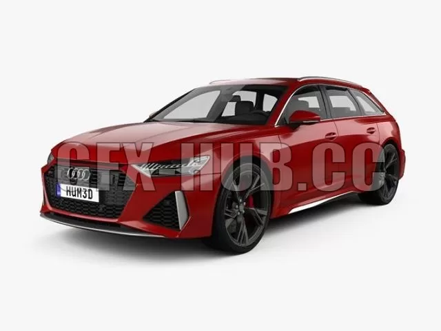 CAR – Audi RS6 Avant 2022 car 3D Model CAR – Audi RS6 Avant 2022 car 3D Model