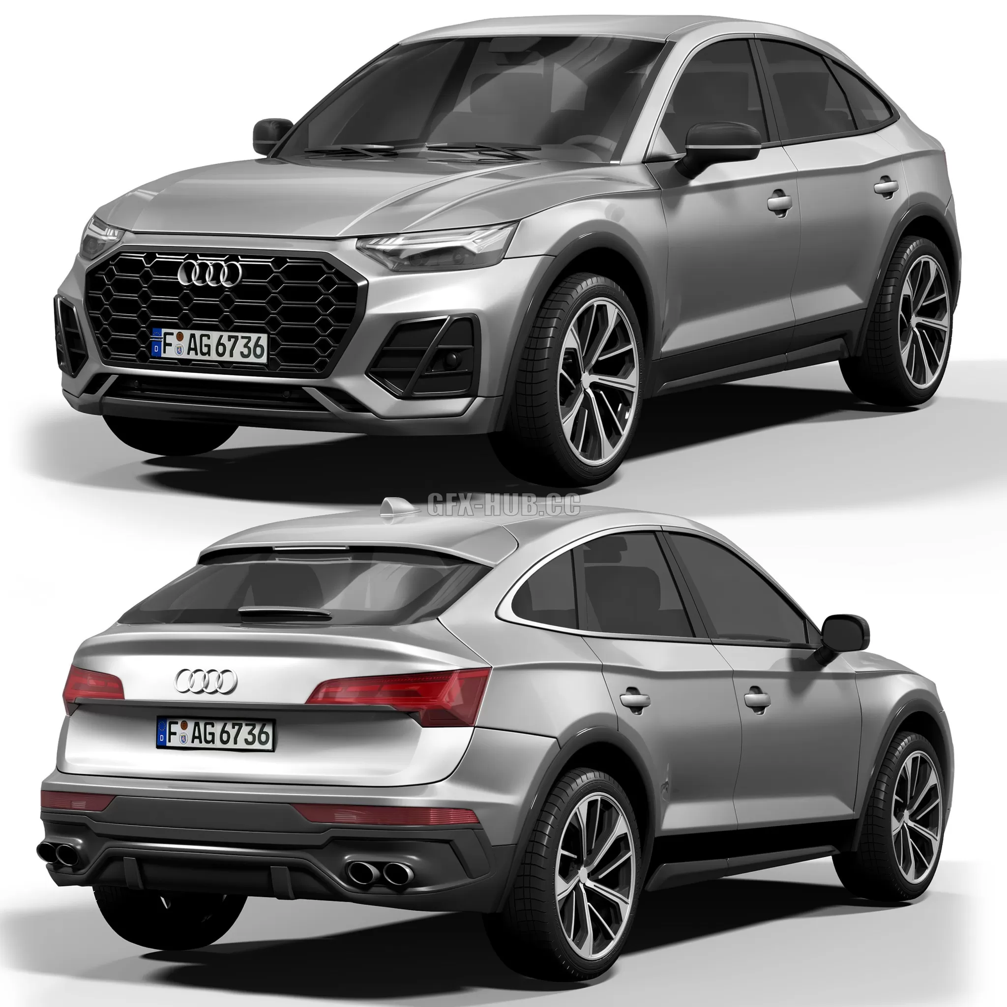 CAR – Audi SQ5 Sportback 3D Model CAR – Audi SQ5 Sportback 3D Model