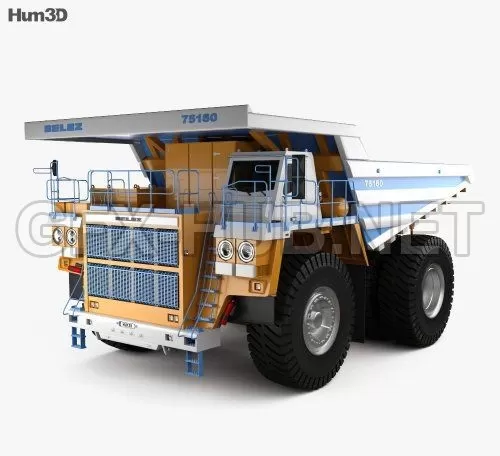 CAR – BelAZ 75180 Dump Truck 2014 3D Model CAR – BelAZ 75180 Dump Truck 2014 3D Model