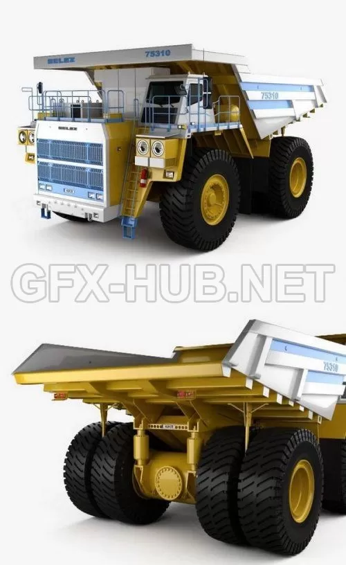 CAR – BelAZ 75310 Dump Truck 2016 3D Model CAR – BelAZ 75310 Dump Truck 2016 3D Model