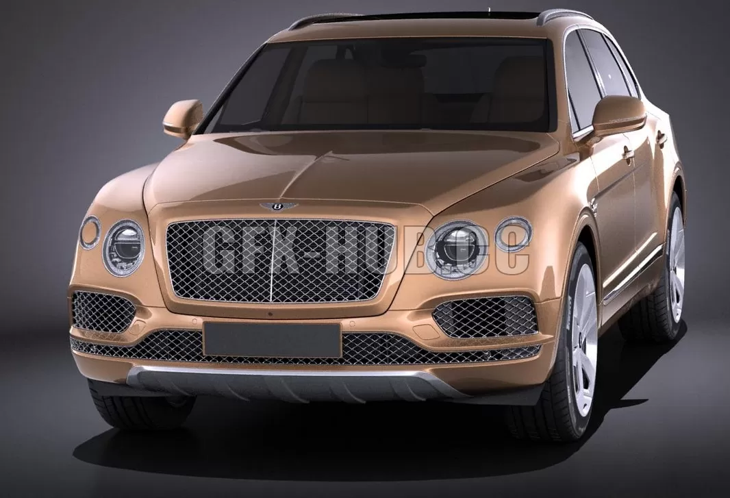 CAR – Bentley Bentayga 2016 3D Model CAR – Bentley Bentayga 2016 3D Model
