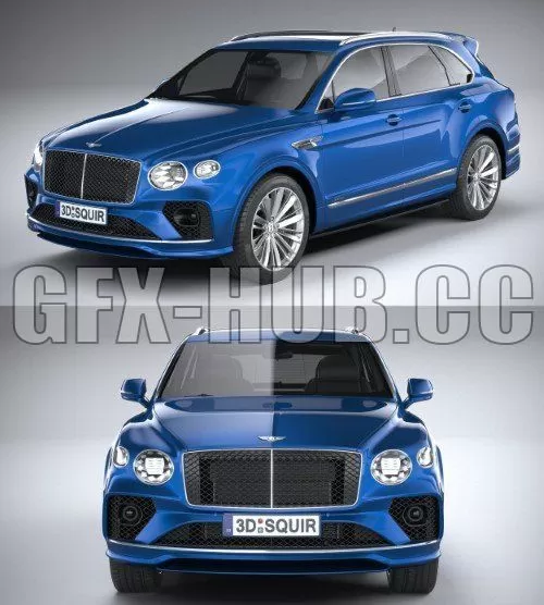 CAR – Bentley Bentayga Speed 2021 3D Model CAR – Bentley Bentayga Speed 2021 3D Model
