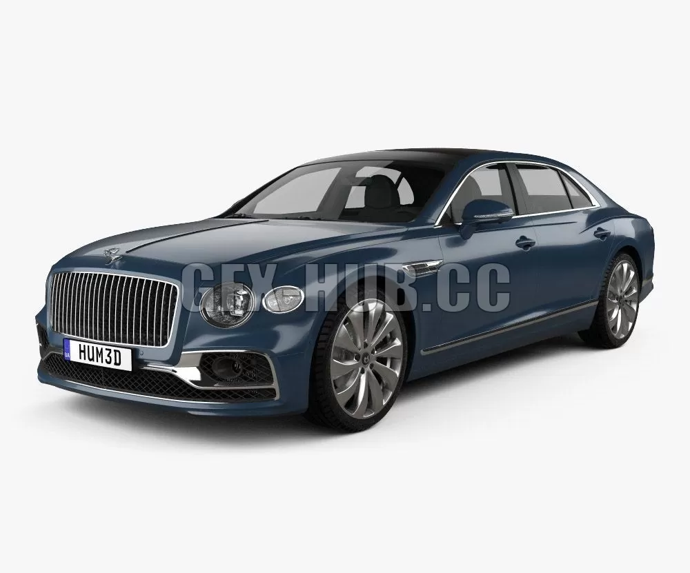 CAR – Bentley Flying Spur 2020 3D Model CAR – Bentley Flying Spur 2020 3D Model