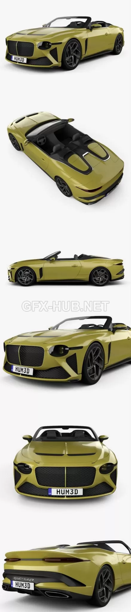 CAR – Bentley Mulliner Bacalar 2021 3D Model CAR – Bentley Mulliner Bacalar 2021 3D Model