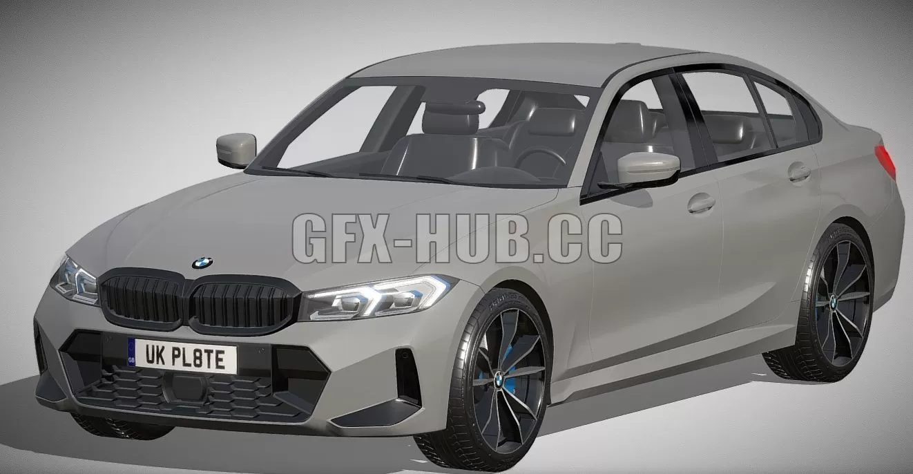 CAR – BMW 3er Limousine 2022 3D Model CAR – BMW 3er Limousine 2022 3D Model