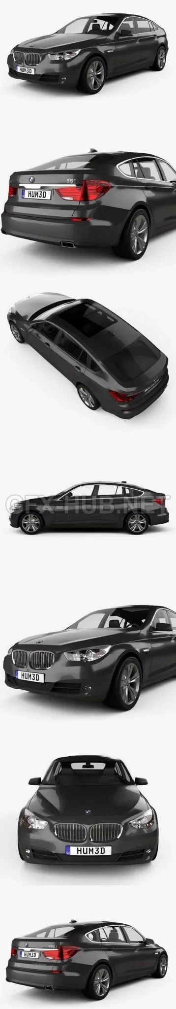 CAR – BMW 5 series Gran Turismo 2011 3D Model CAR – BMW 5 series Gran Turismo 2011 3D Model