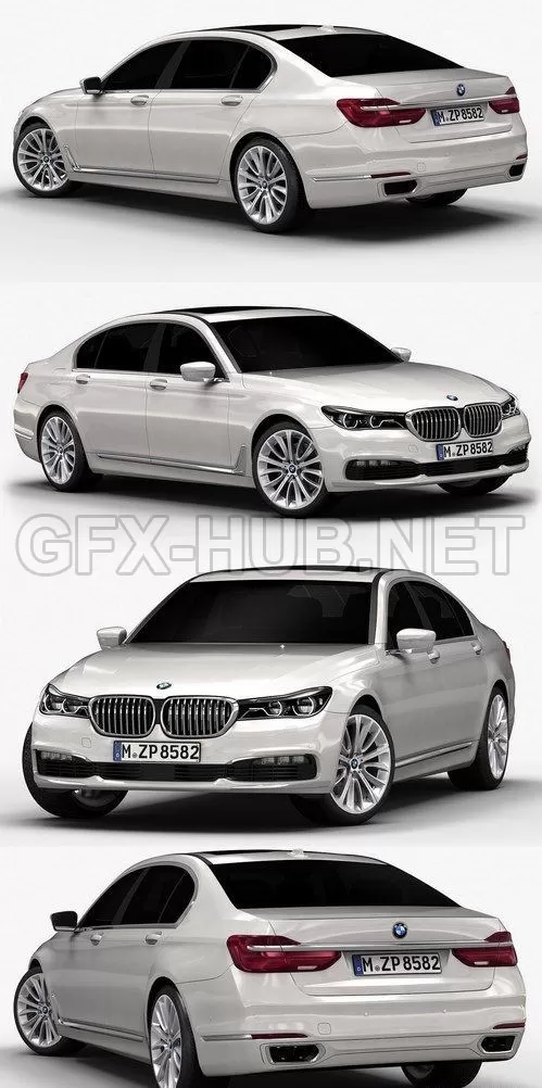 CAR – BMW 7 Series 2016 3D Model CAR – BMW 7 Series 2016 3D Model