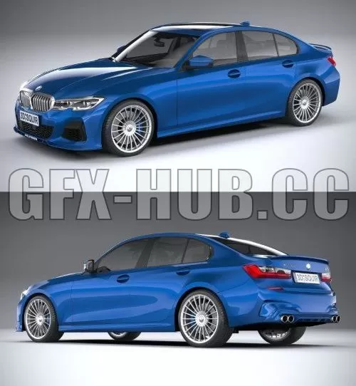CAR – BMW Alpina D3 S sedan 2020 3D Model CAR – BMW Alpina D3 S sedan 2020 3D Model