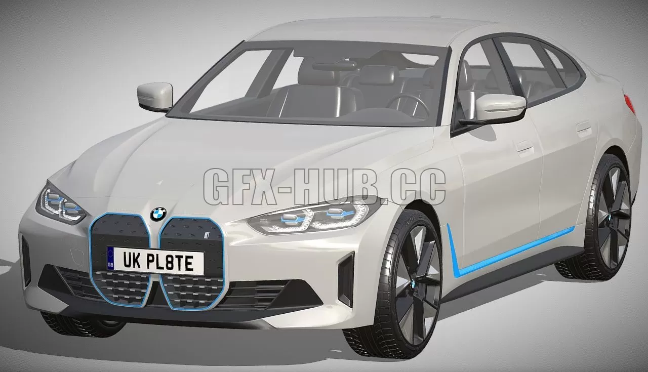 CAR – Bmw i4 3D Model CAR – Bmw i4 3D Model