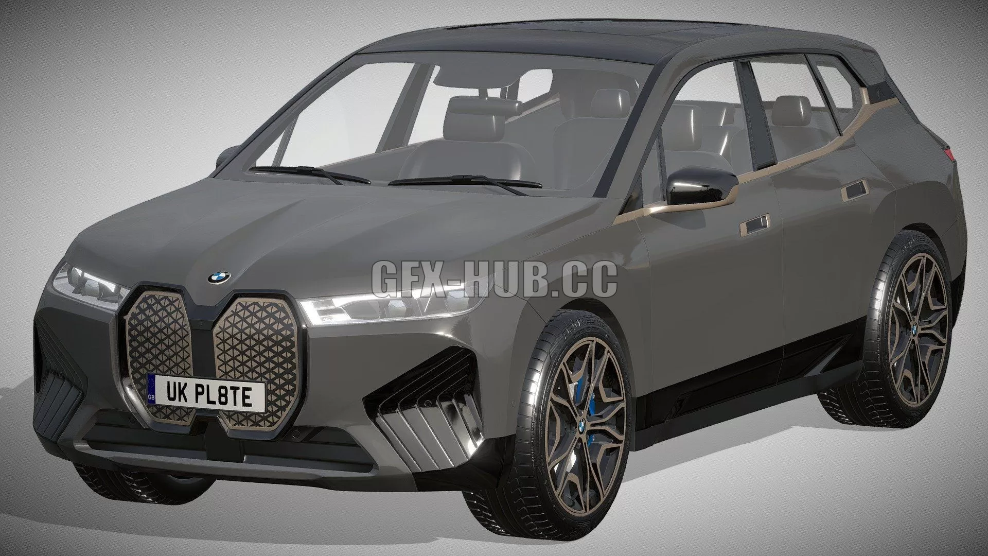 CAR – BMW iX M60 3D Model CAR – BMW iX M60 3D Model