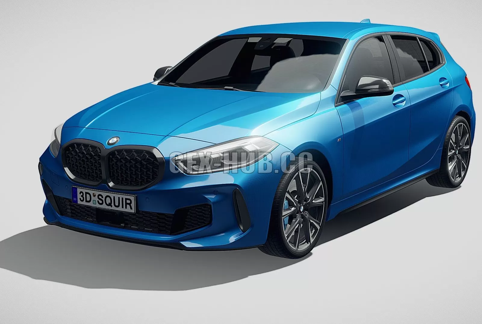 CAR – BMW M135i F40 2020 3D Model CAR – BMW M135i F40 2020 3D Model