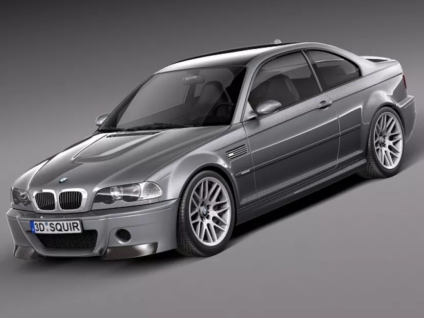 CAR – BMW M3 e46 CSL 3D Model CAR – BMW M3 e46 CSL 3D Model