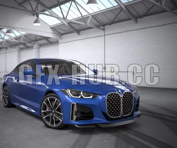 CAR – BMW M440i Coupe 2021 3D Model CAR – BMW M440i Coupe 2021 3D Model
