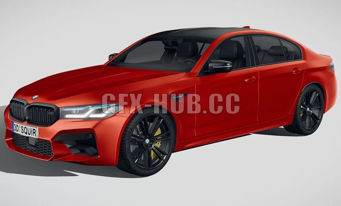 CAR – BMW M5 F90 2021 3D Model CAR – BMW M5 F90 2021 3D Model