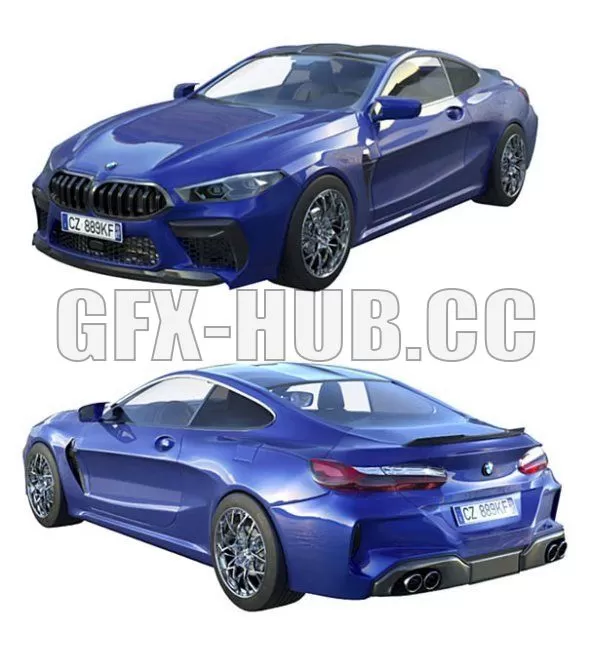 CAR – BMW M8 2019 3D Model CAR – BMW M8 2019 3D Model