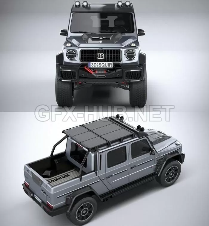 CAR – Brabus 800 Adventure XLP 2020 3D Model CAR – Brabus 800 Adventure XLP 2020 3D Model