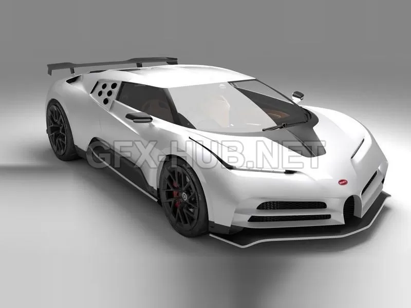 CAR – Bugatti Centodieci 2020 3D Model CAR – Bugatti Centodieci 2020 3D Model