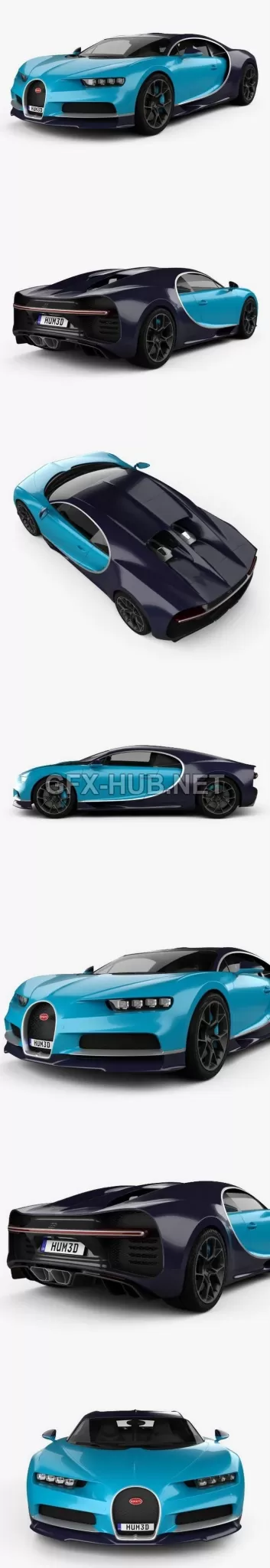 CAR – Bugatti Chiron 2017 3D Model CAR – Bugatti Chiron 2017 3D Model