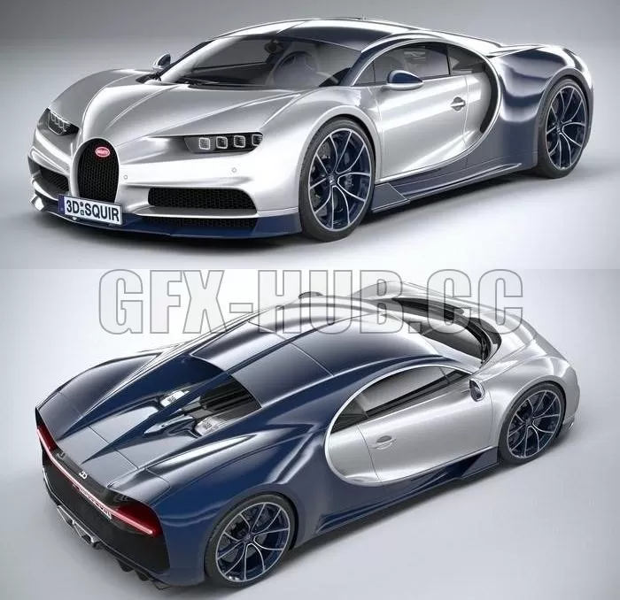 CAR – Bugatti Chiron 2020 3D Model CAR – Bugatti Chiron 2020 3D Model