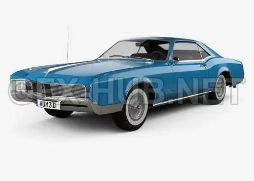 CAR – Buick Riviera 1966 3D Model CAR – Buick Riviera 1966 3D Model