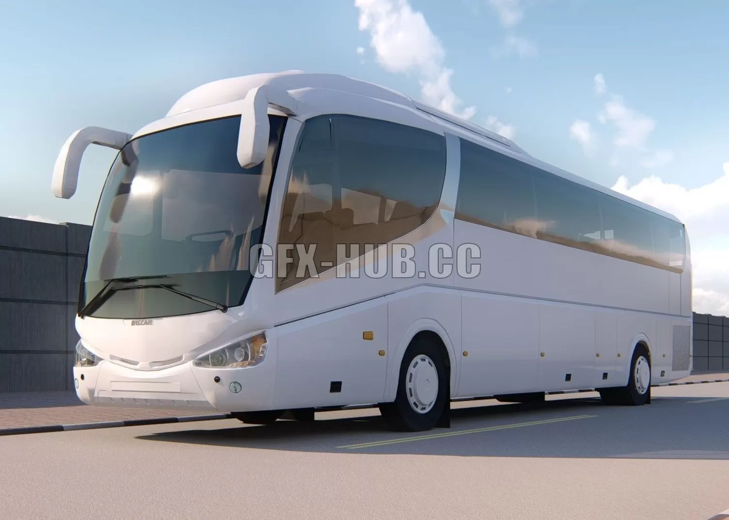 CAR – Bus irizar 3D Model CAR – Bus irizar 3D Model