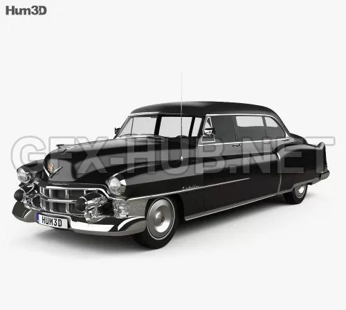CAR – Cadillac 75 sedan 1953 3D Model CAR – Cadillac 75 sedan 1953 3D Model