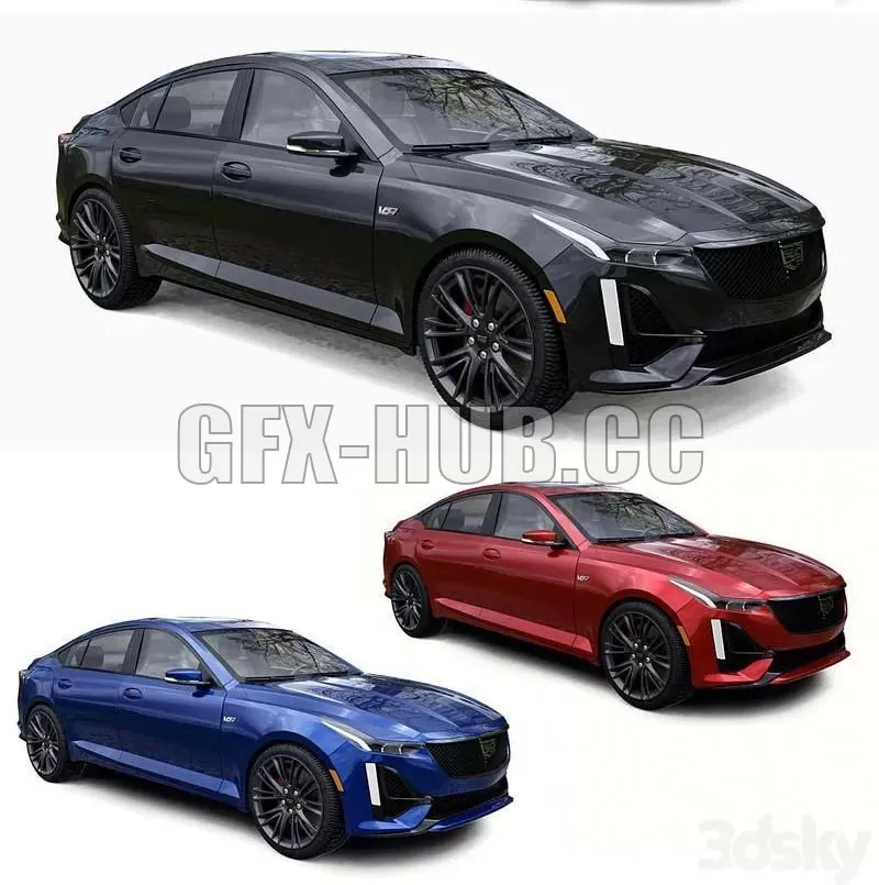 CAR – Cadillac CT5 3D Model CAR – Cadillac CT5 3D Model