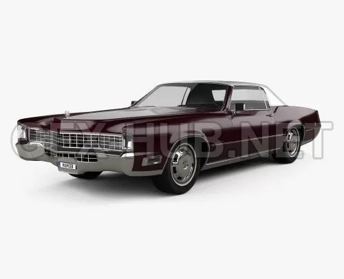 CAR – Cadillac Eldorado Fleetwood 1968 3D Model CAR – Cadillac Eldorado Fleetwood 1968 3D Model