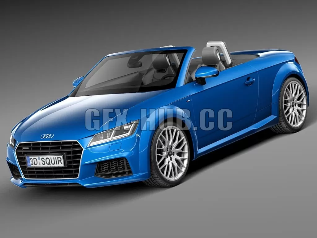CAR – Car Audi TT Roadster 2015 3D Model CAR – Car Audi TT Roadster 2015 3D Model