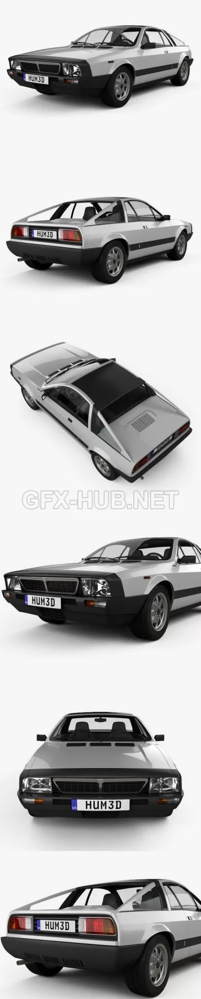 CAR – Car Lancia Montecarlo 1979 3D Model CAR – Car Lancia Montecarlo 1979 3D Model