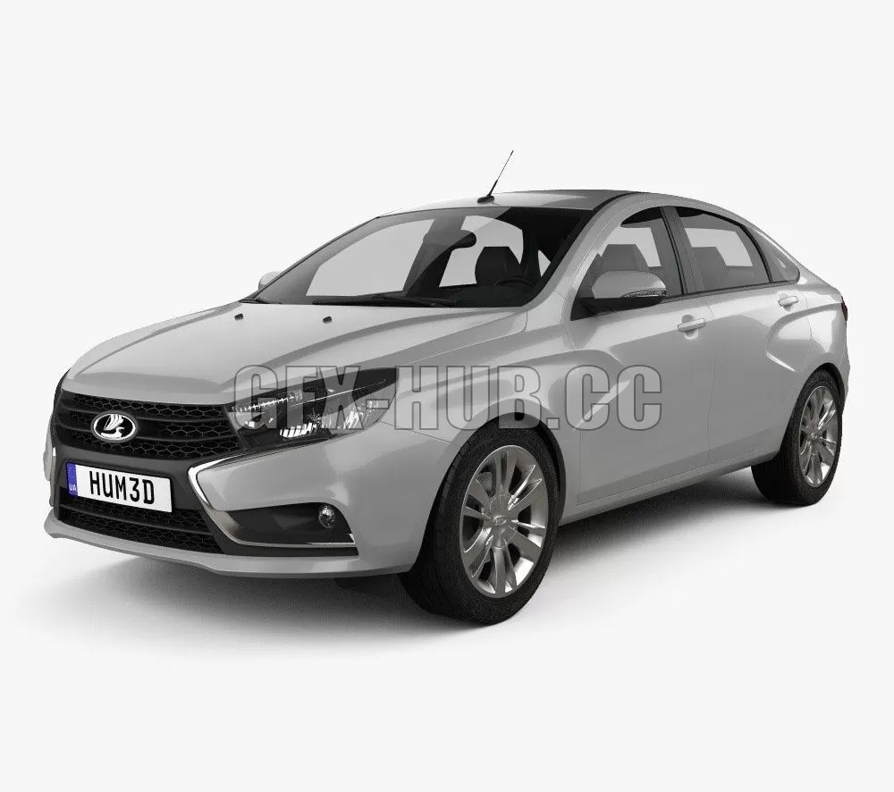 CAR – Car VAZ Lada Vesta GFL 2017 3D Model CAR – Car VAZ Lada Vesta GFL 2017 3D Model