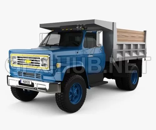 CAR – Chevrolet C70 Dump Truck 1979 3D Model CAR – Chevrolet C70 Dump Truck 1979 3D Model